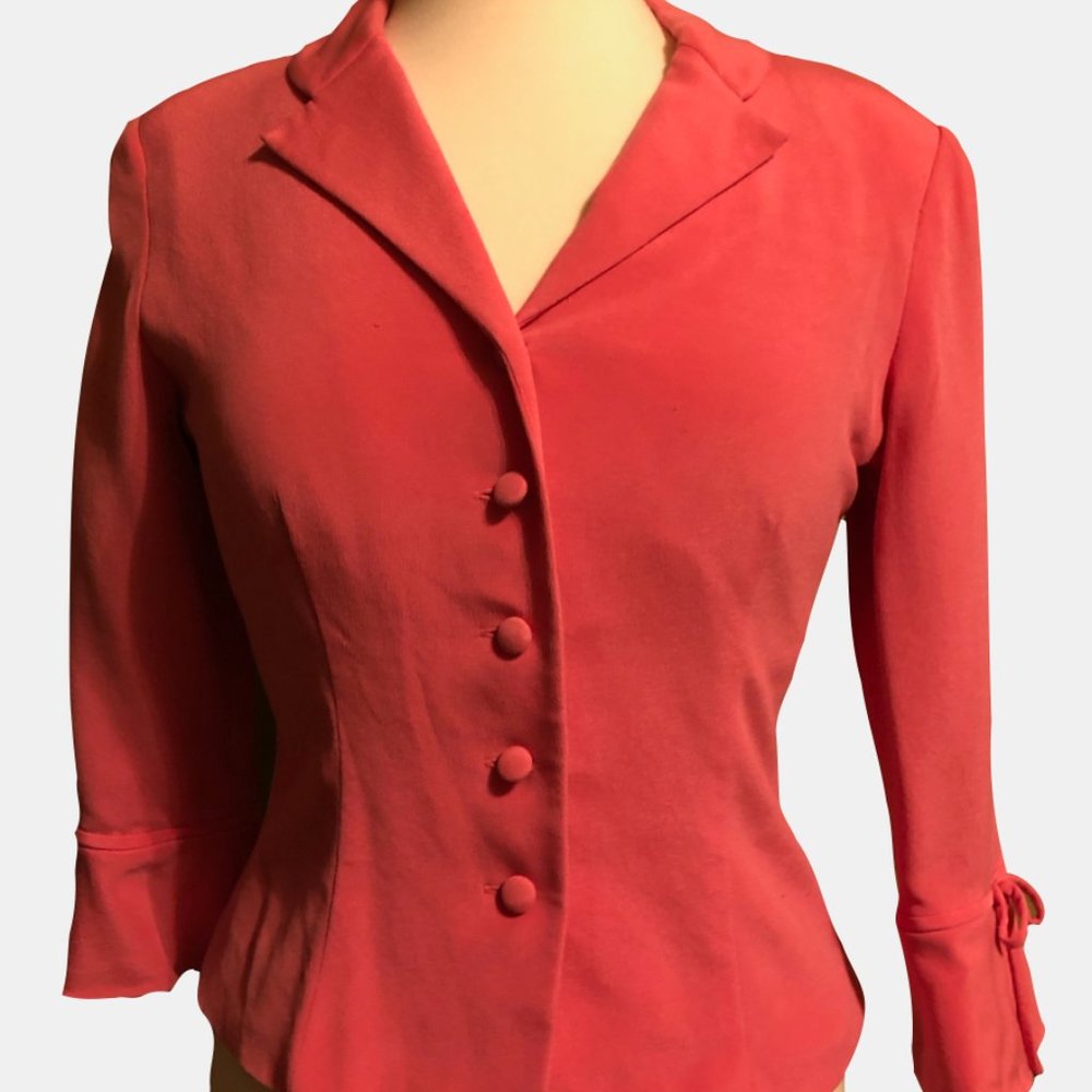 Vintage Pink silk Jacket by Maggy London